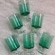 Vintage luminarc green stemware