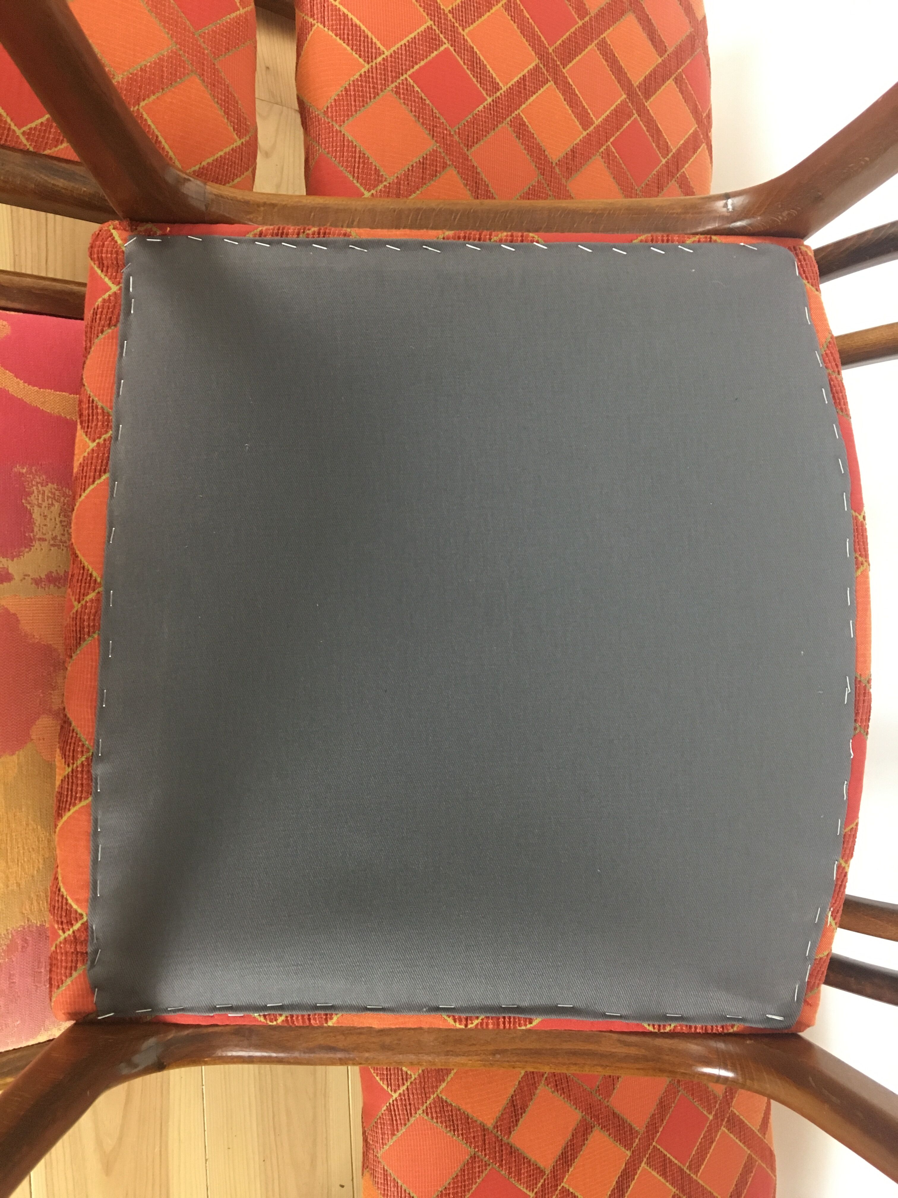 6 Baumann chairs sled rosewood