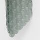 Pair of Aqua Green Murano Glass Wall Sconces with Textured Relief