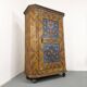 Painted Folk Art Bridal Cabinet 1846