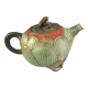 Cloisonnée tea in the shape of lotus flower