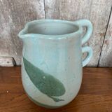 Pitcher la facoterie ceramic blei irise double handle vintage design