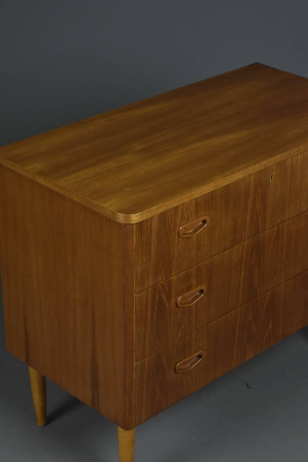 Commode scandinave en teck, années 1960