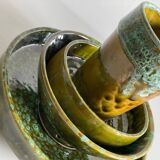 3 bols et une tasse faits à la main, Maroc