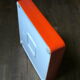 Ashtray orange ceramic by Angelo Mangiarotti for F.lli Brambilla 1968