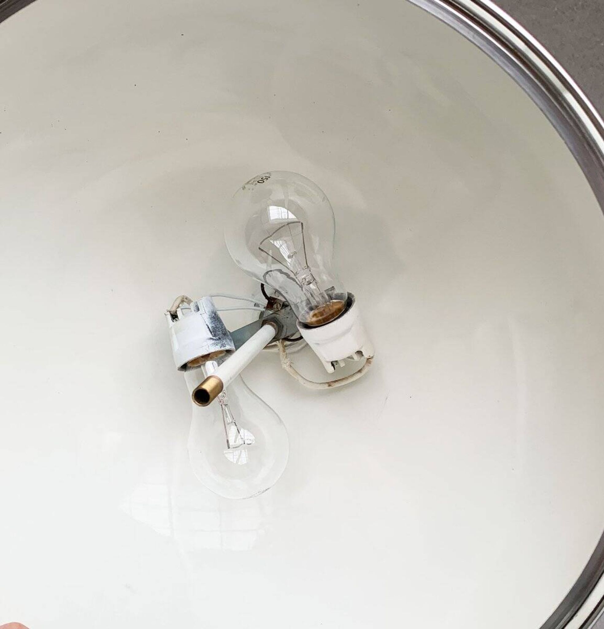 German mid-century dome pendant lamp by Staff Leuchten, 1960s.