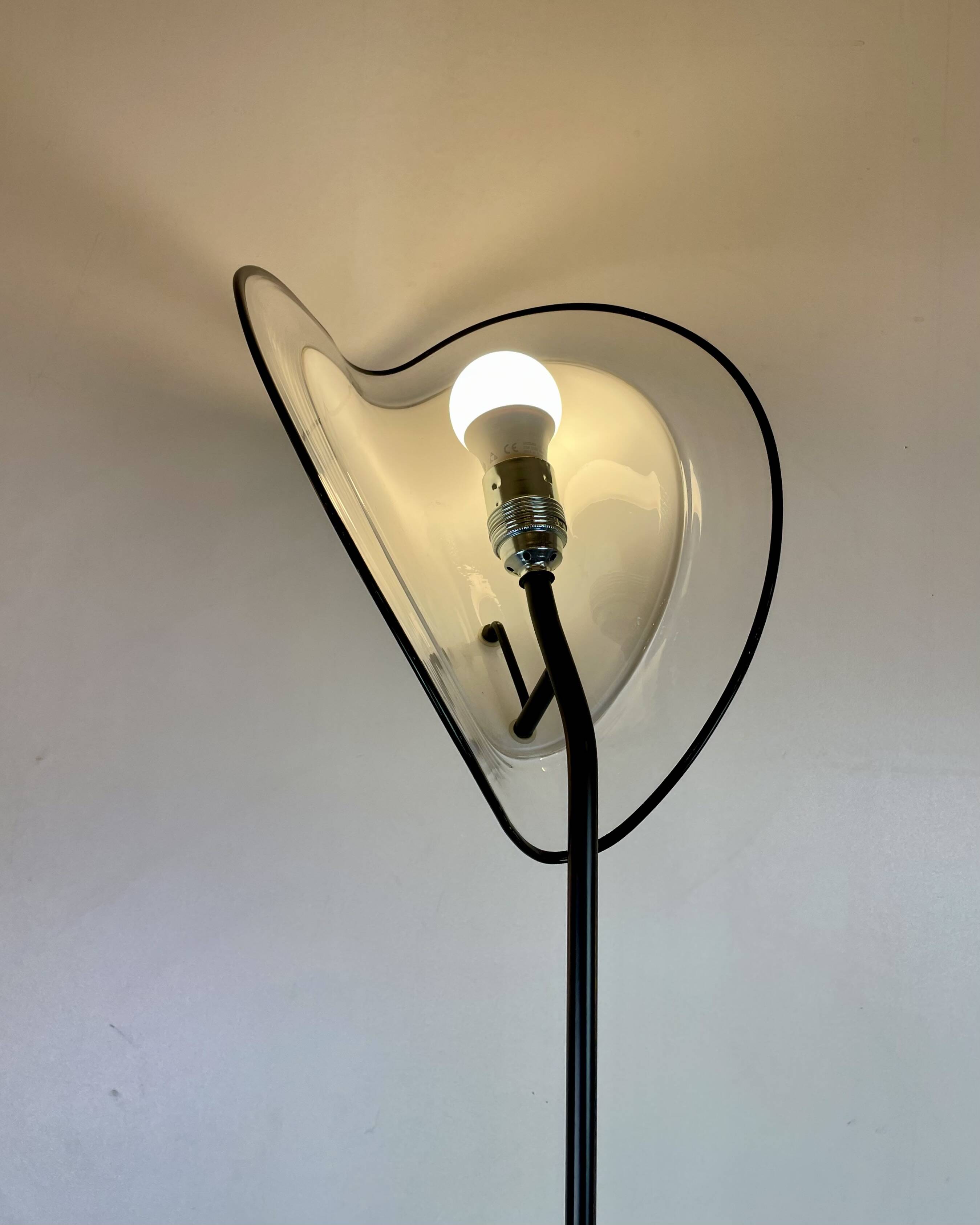 Murano Floor Lamp by Mazzega, Italy, 1980s