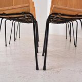 Set of 8 GA chairs by Hans Bellmann for Horgen-Glarus, Switzerland, 1960s