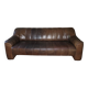 De Sede DS44 buffalo leather 3-seater sofa, Switzerland 1970s