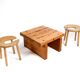 Roland Wilhelmsson coffee table model "Bamse" 1973 in solid pine.