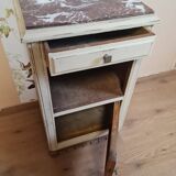 Patinated bedside