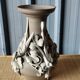 Vase barbotine décor art nouveau