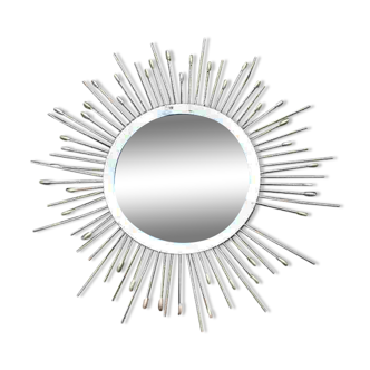 Gold metal sun mirror