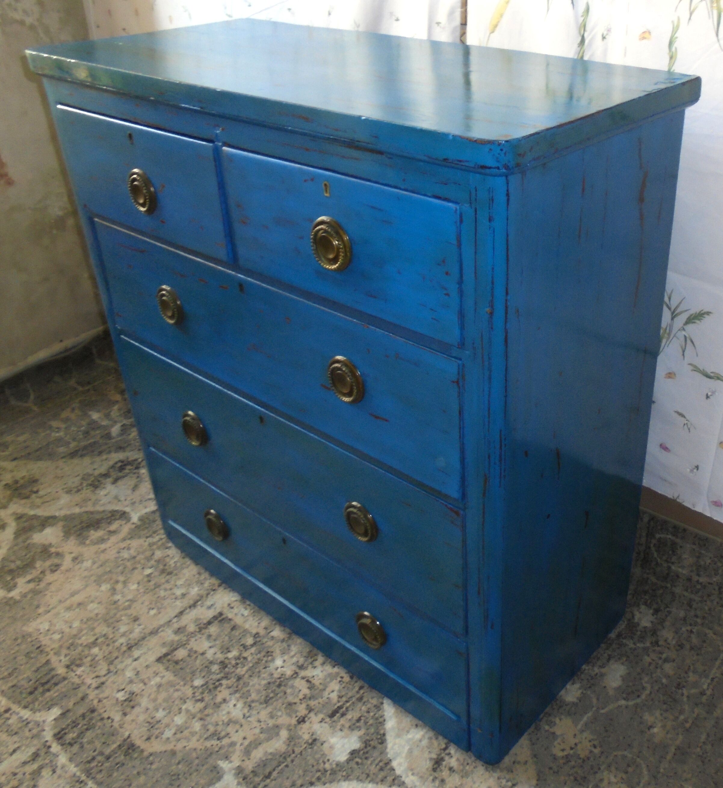 Commode anglaise relookée