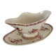 Antique sauce boat from Gien, Mai model, around 1900.