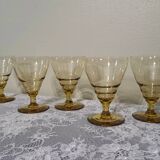5 aperitif glasses