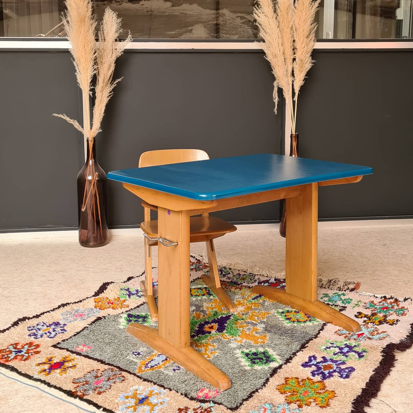 Vintage desk and children's chair casala/vs