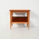 Scandinavian coffee table with display shelf