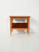 Scandinavian coffee table with display shelf