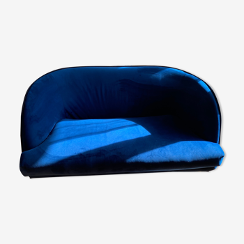 Blue velvet sofa Liu Jo - pebble model