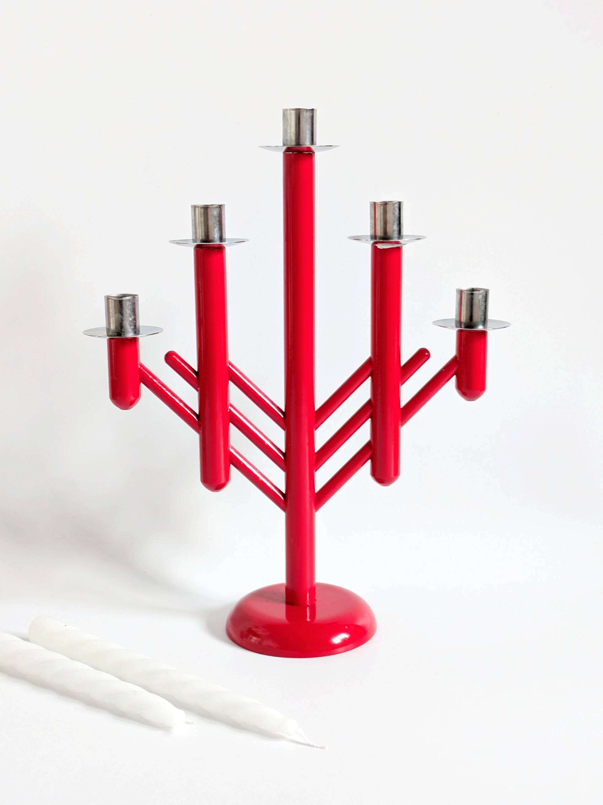 “Rapsodia” Aarikka Finland candlestick, 1980s