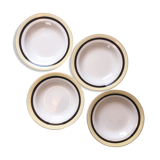 Set de 4 assiettes creuses Salins