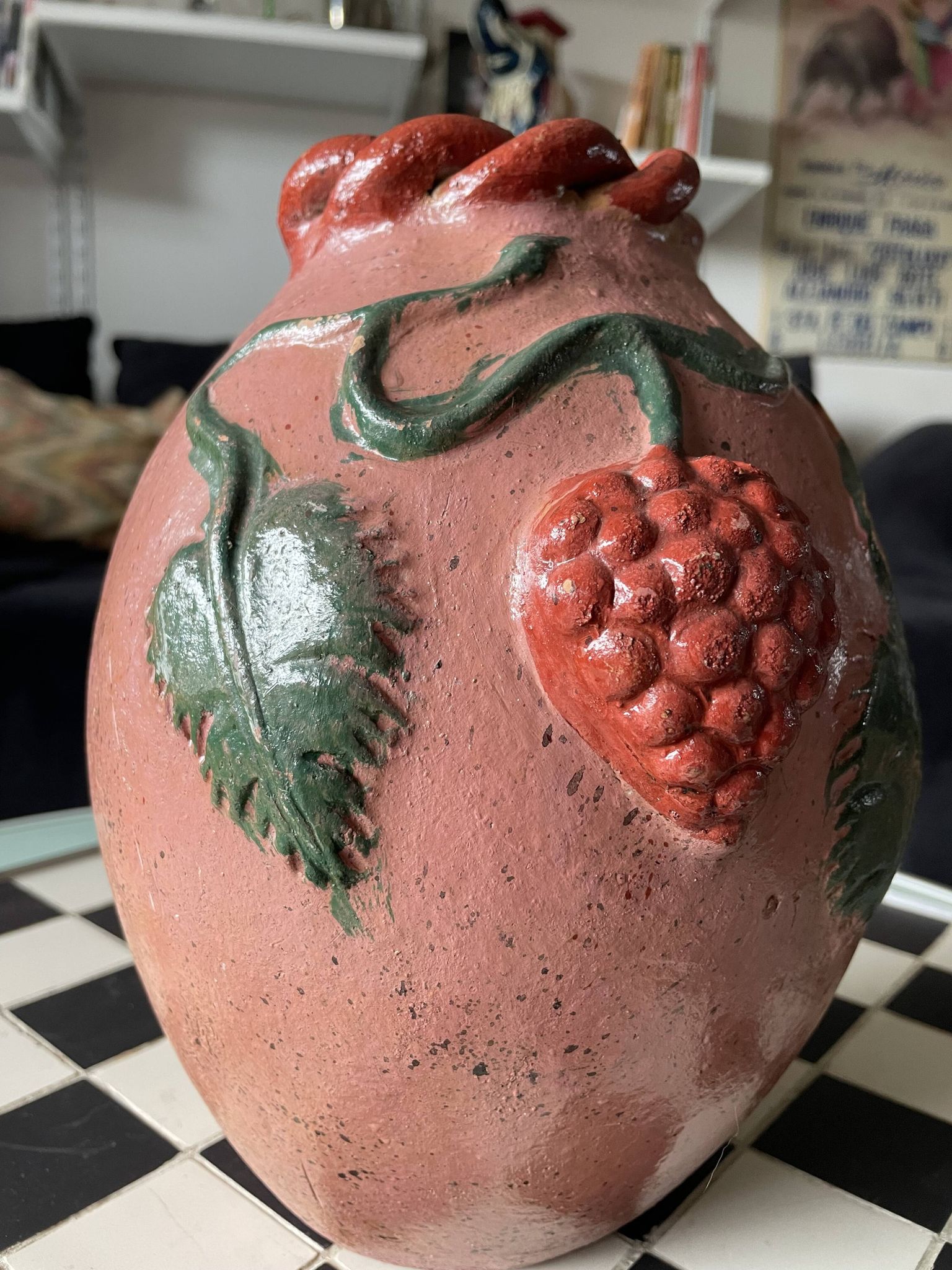 Vase vintage en céramique artisanale