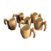 Lot de 6 mug Grandjean Jourdan  Vallauris