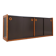 Vintage postmodern laminate and wood sideboard 1970s