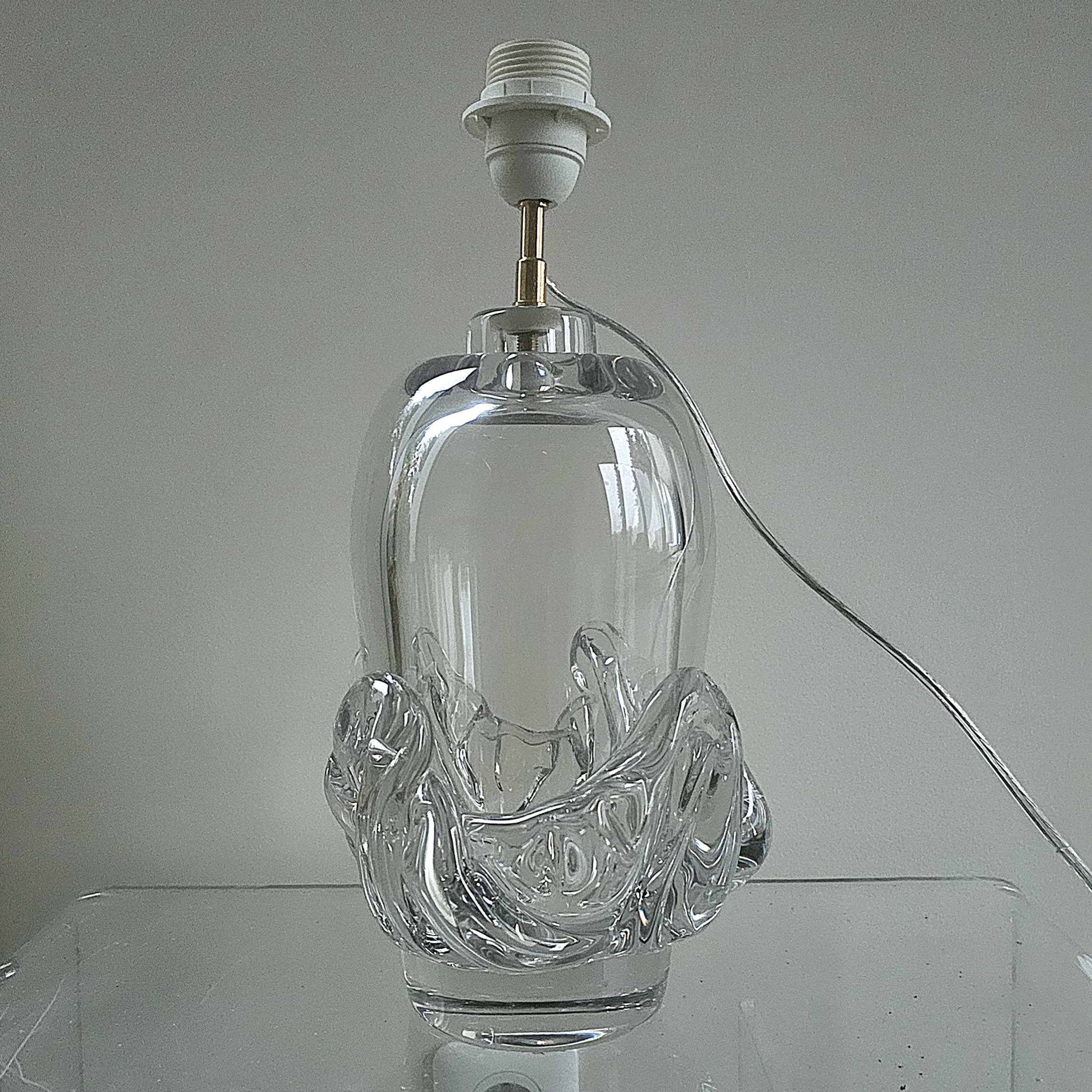 Daum, lampe SIrius en cristal, modèle de Michel Daum vers 1952