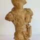 Terracotta bust of a woman signed Torcuato Tasso Y Nadal