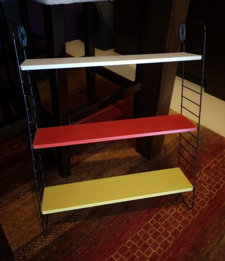 Etagère métallique tomado pocket 3 planches, années 1950/1960
