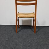 Chaise à manger danoise en teck vintage