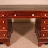 Small Desk with Drawers in Mahogany, 19th Century