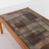 Danish Modern Ceramic Top Coffee Table from Sallingboe