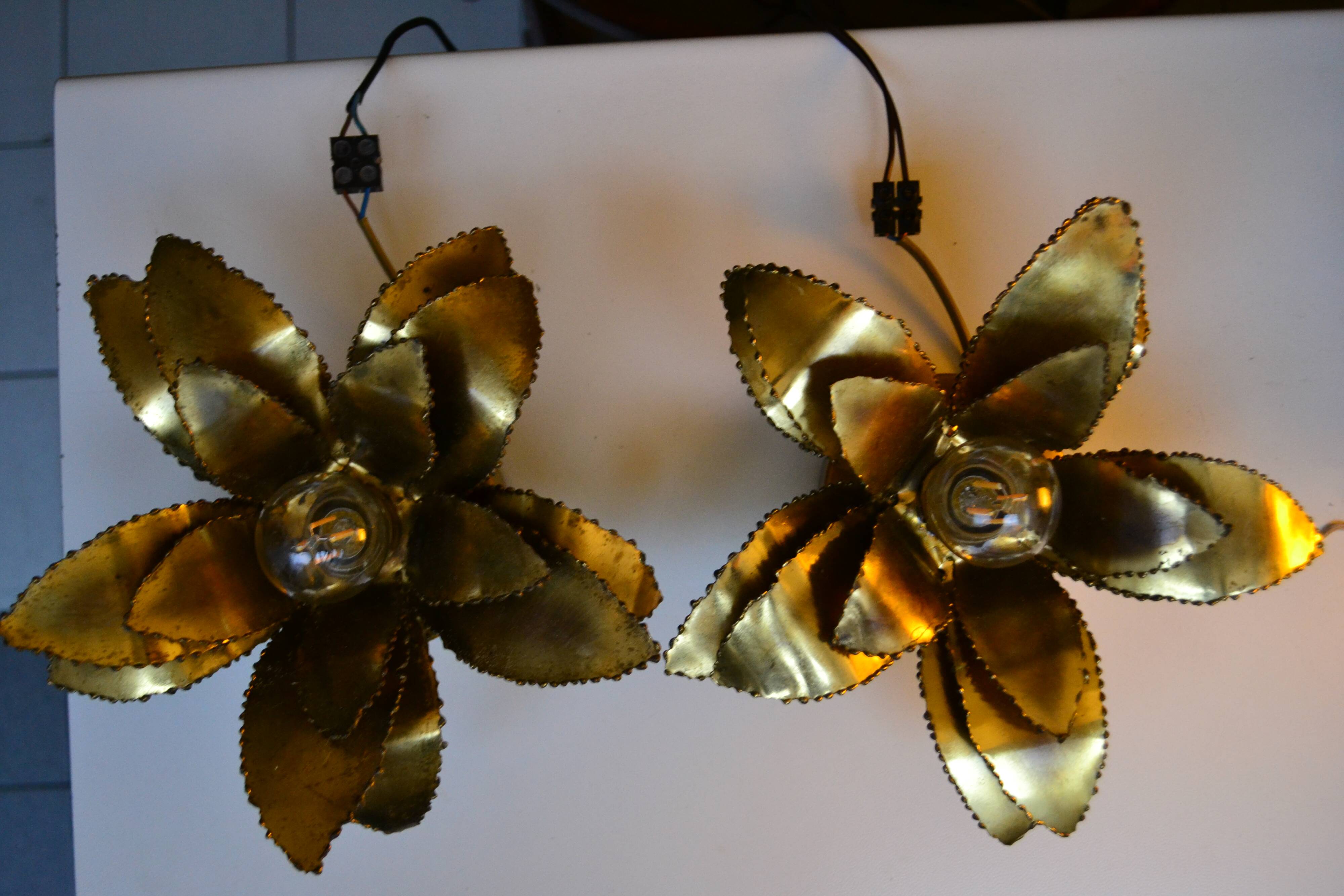 Paire d'appliques Maison Jansen