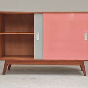 U-452 pink sideboard by Jiri Jiroutek for Interier Praha 1960