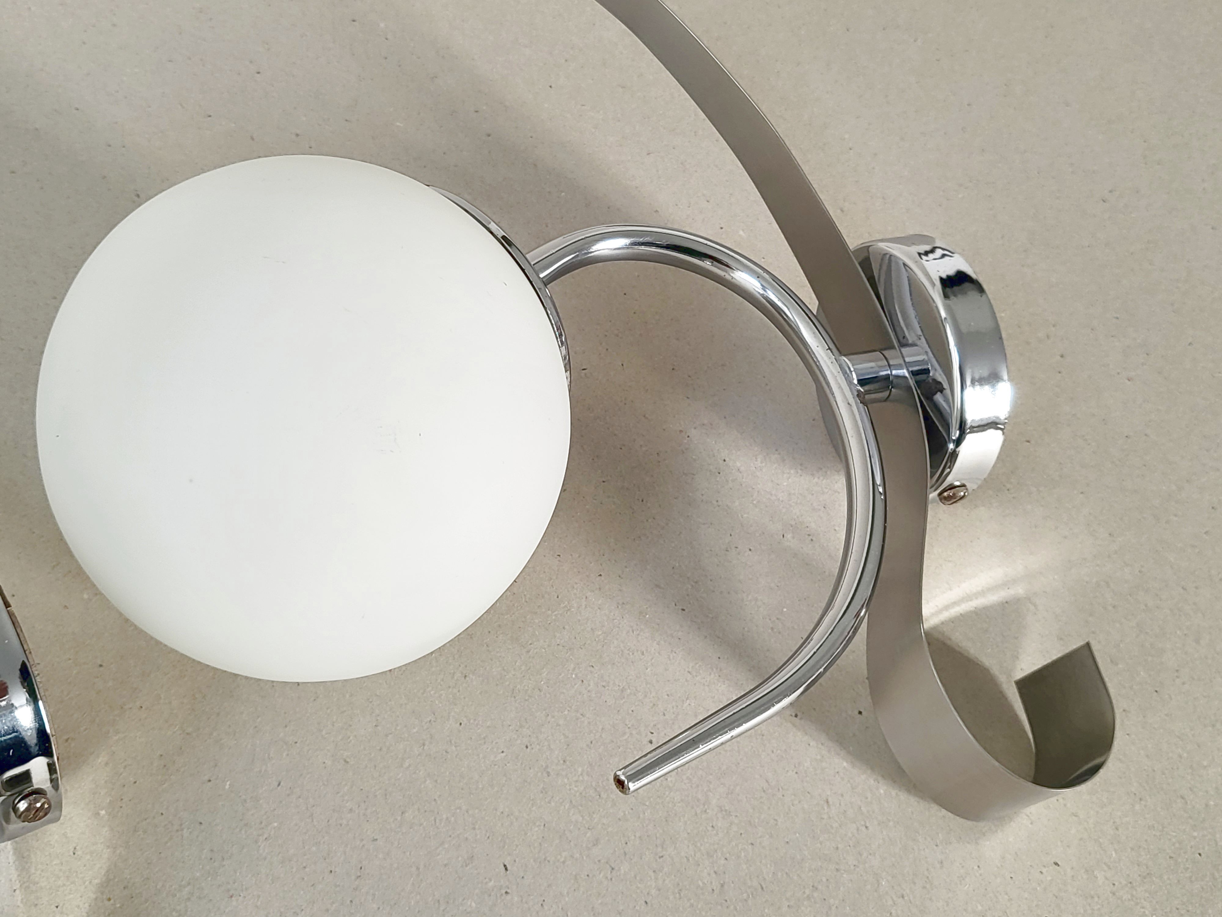 Pair of wall lamps space age 1970