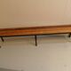 Banc d'école vintage