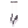 Mid-Century Chandelier in Steel by Elektroinstala Jílové, Czech, 1960s