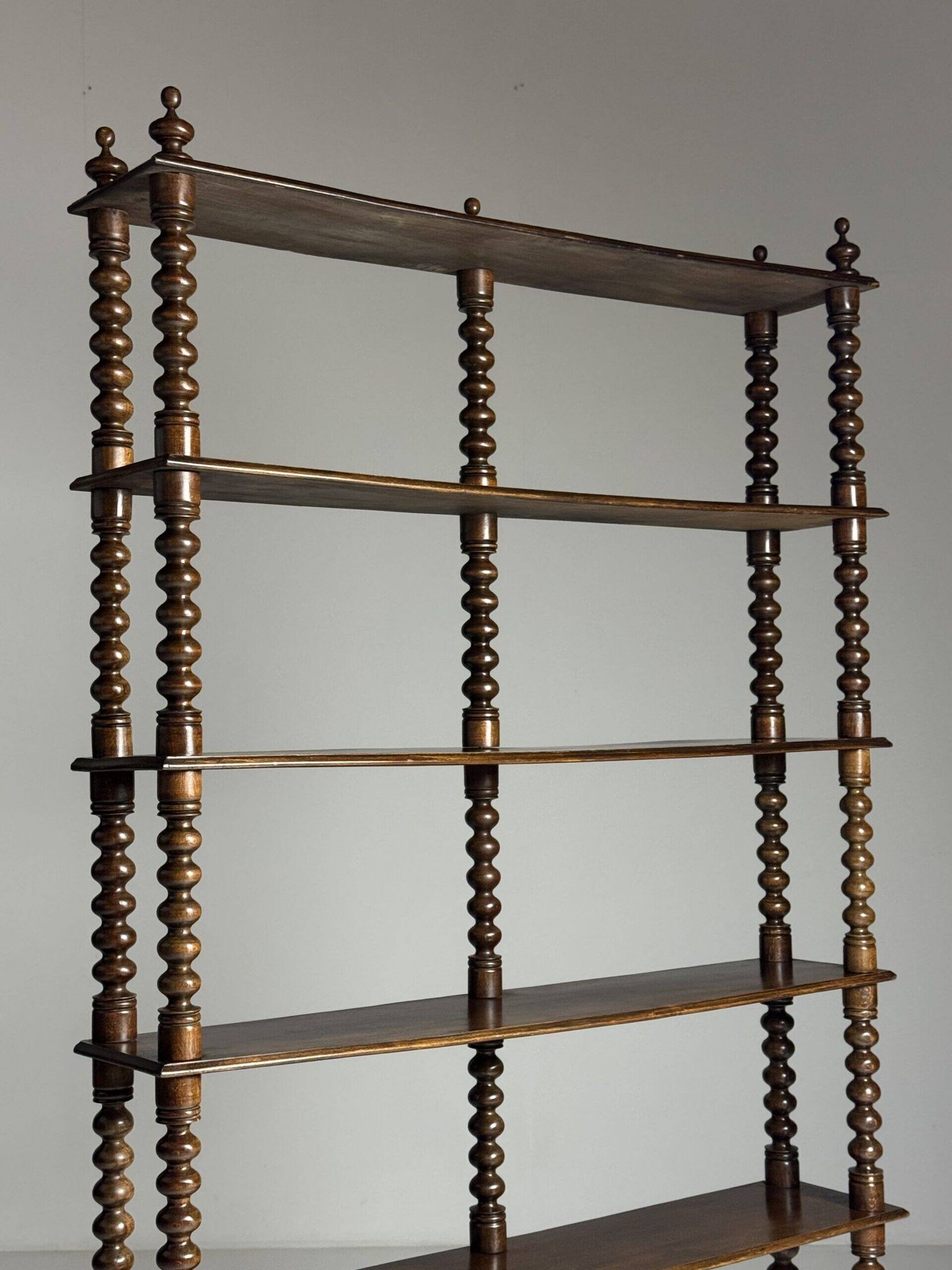 Bobbin bookcase / French antique bookshelf