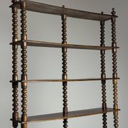 Bobbin bookcase / French antique bookshelf