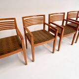 Set of 4 Riccio chairs by Ricchio for Knoll, 1980s