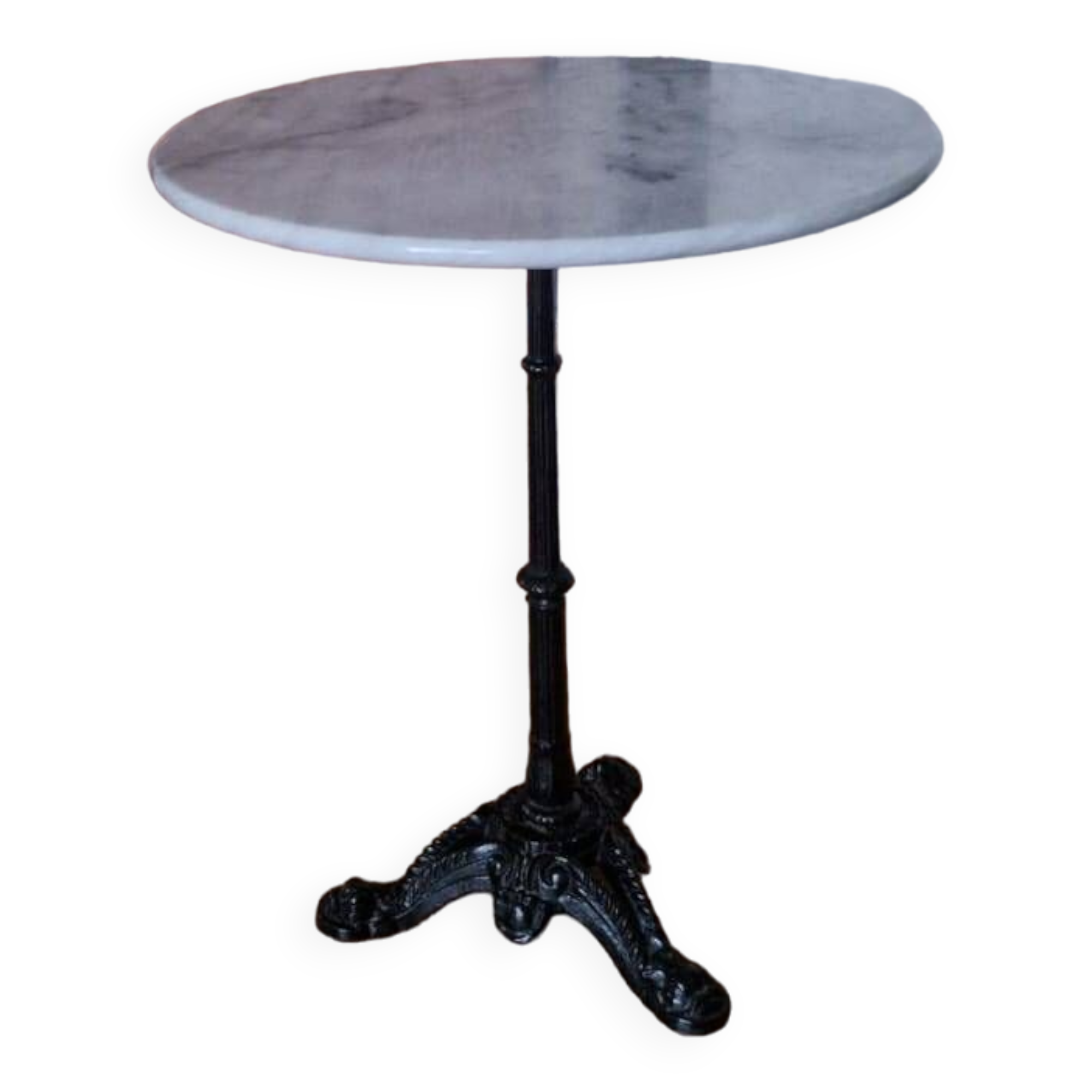 Round marble bistro table