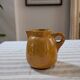 Mustard yellow glazed stoneware coffee set