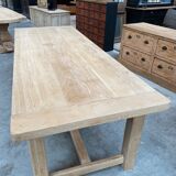 Large oak farm table