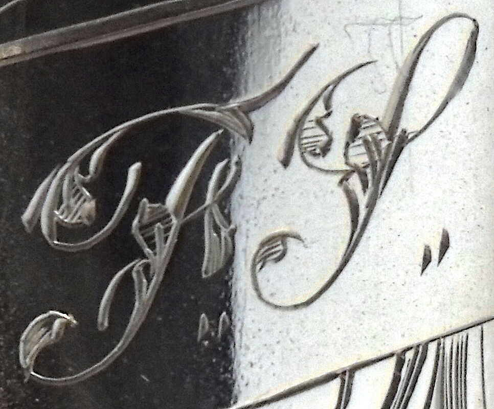 Silver sugar pinch, Minerva punch