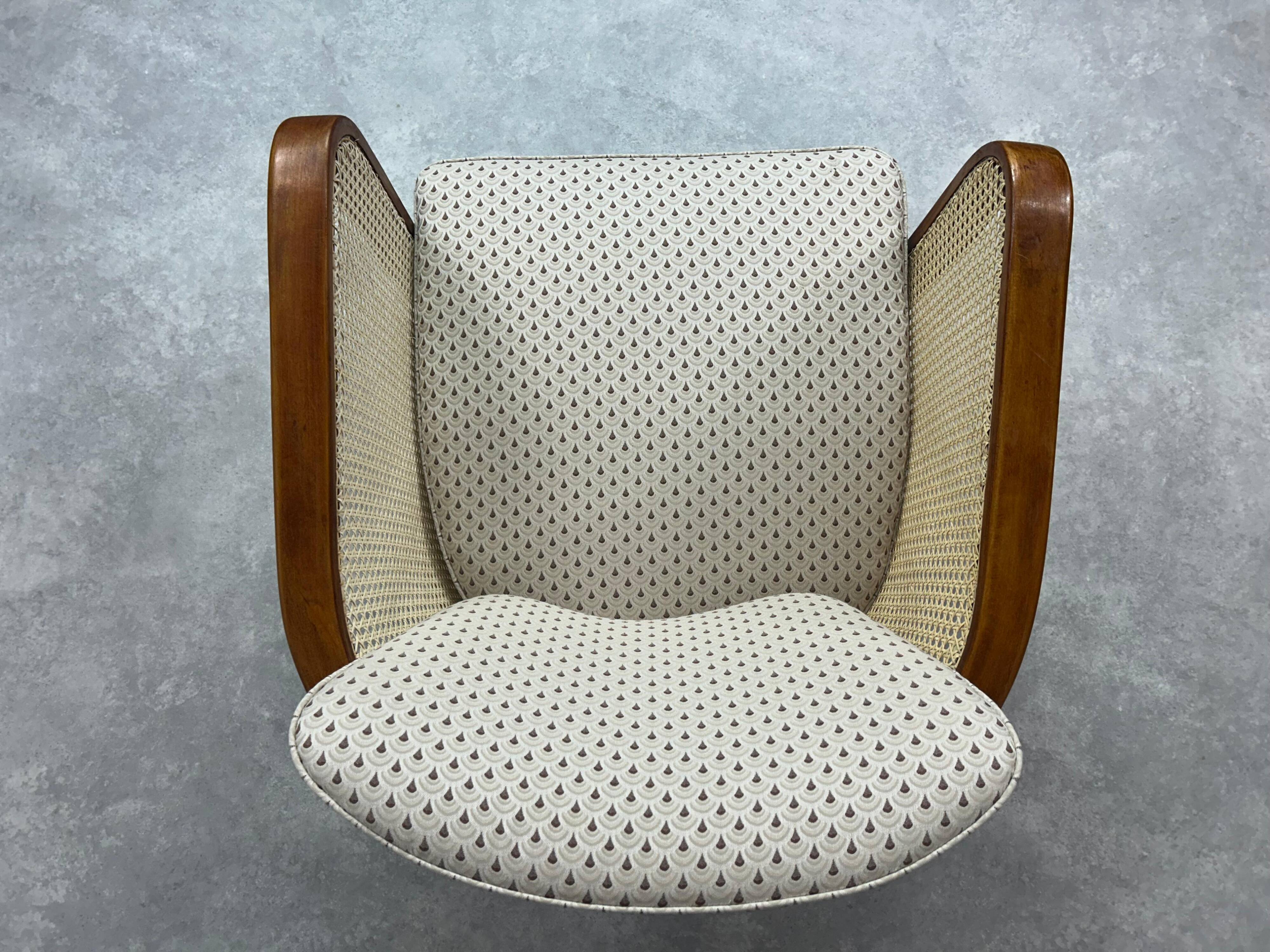 Art Deco Bauhaus armchairs by Lajos Kozma for Thonet Mundus