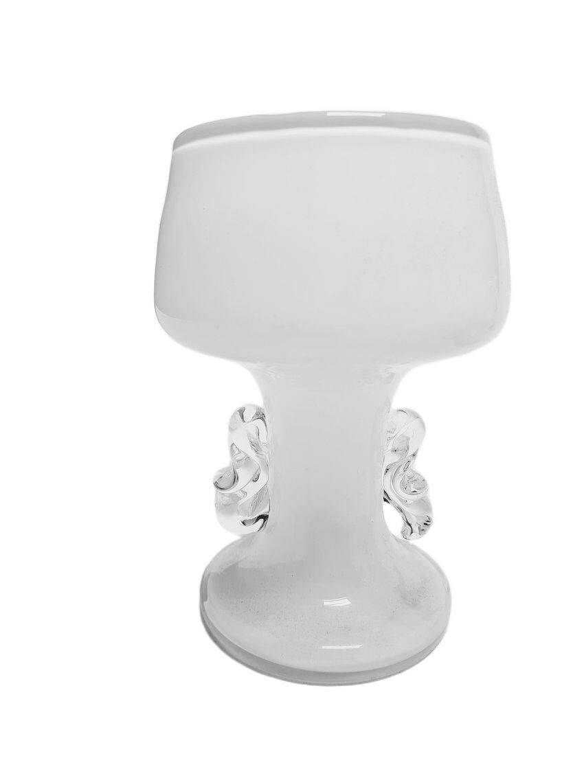 Vintage Polish glass vase from HSG Tarnowiec, 1970s