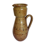 XXL potter's pitcher in Art-populaire pyrite stoneware early twentieth century